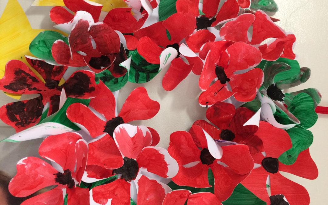 Remembrance Day crafts and cake at Meyer House Care Home