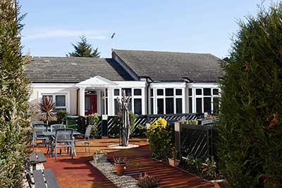 Meyer House Care Home in Erith Kent, The outside building