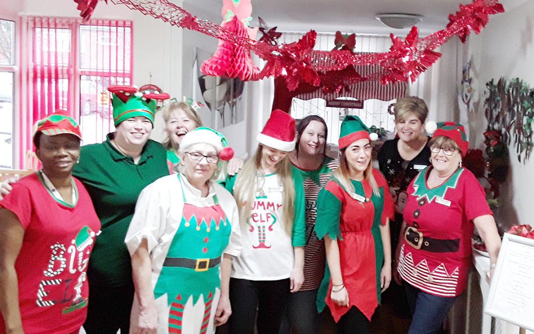 Wishing you an Elfy Christmas from Meyer House Care Home