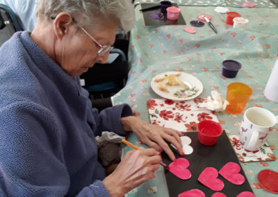 Meyer House Care Home Valentine's Day Crafts (5 of 7)