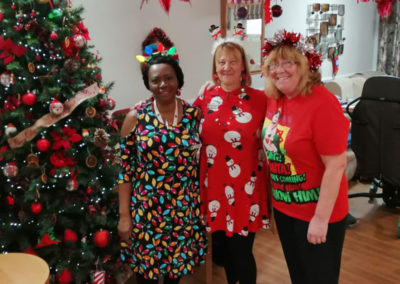 2019 Christmas dress up day at Meyer House Care Home