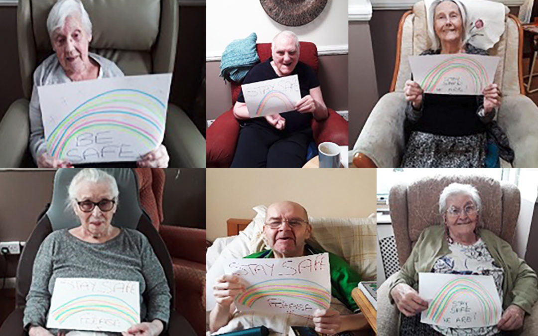 Rainbows, Easter decorations and dancing at Meyer House Care Home