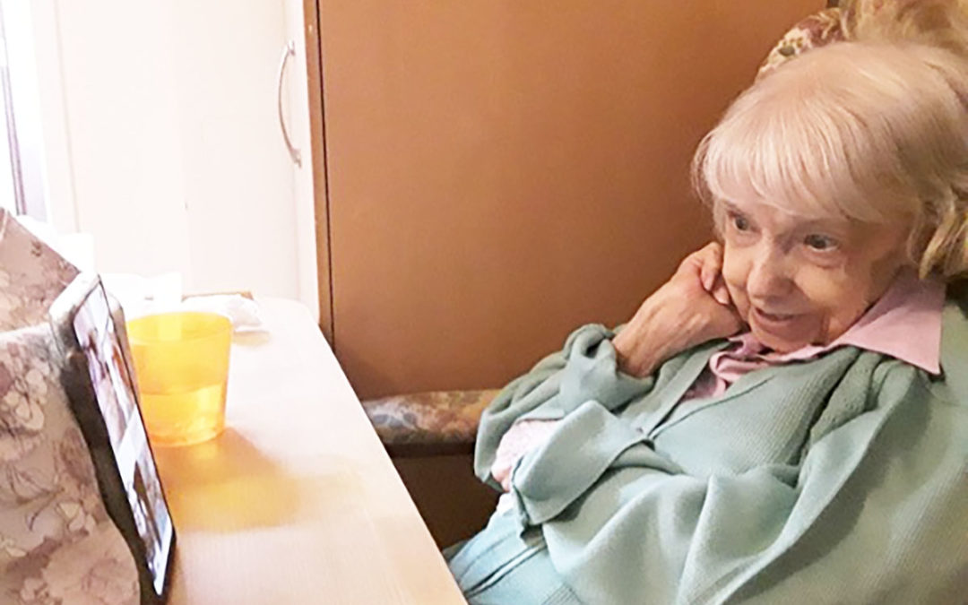 Keeping in touch with loved ones at Meyer House Care Home