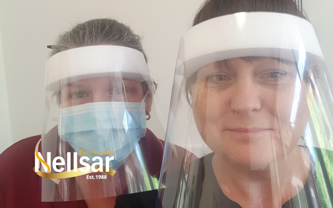 Local resident makes protective face shields for Nellsar care workers