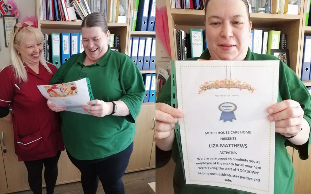 Games and cooking and Employee of the Month at Meyer House Care Home