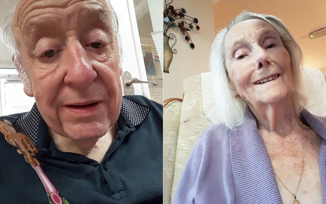 Meyer House Care Home residents take their first selfies