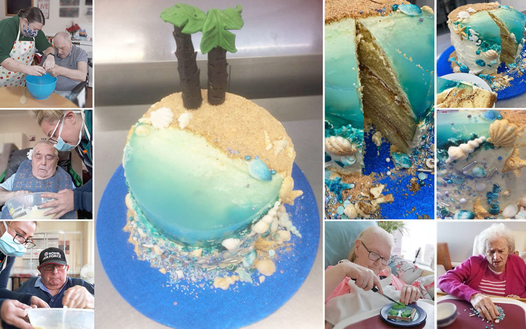 Meyer House Care Home creates winning seaside Showstopper Cake