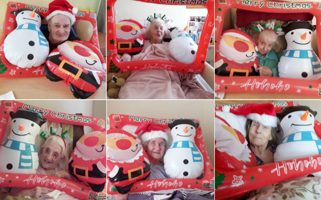 Festive photo fun at Meyer House Care Home
