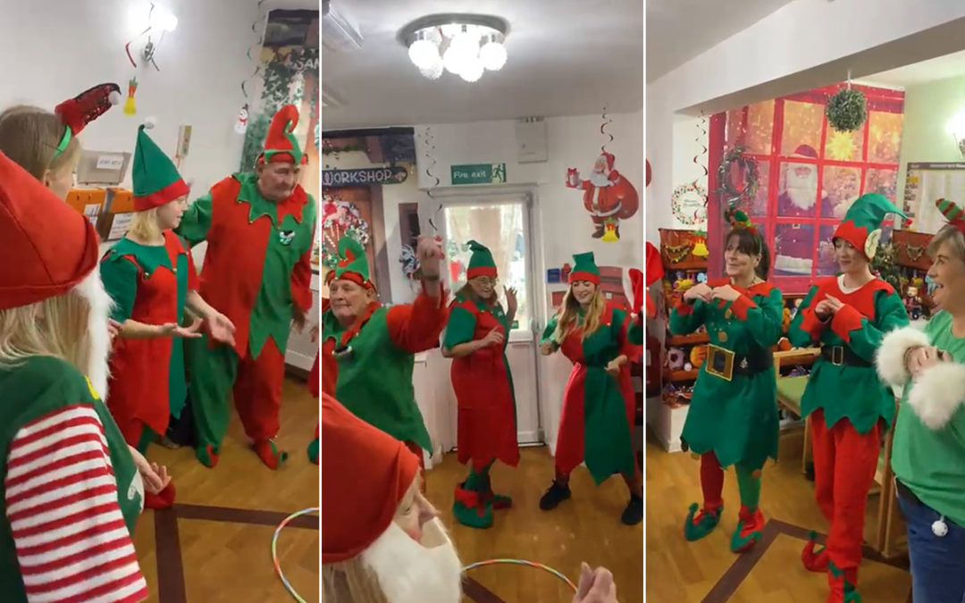 Santas elves are working hard at Meyer House Care Home