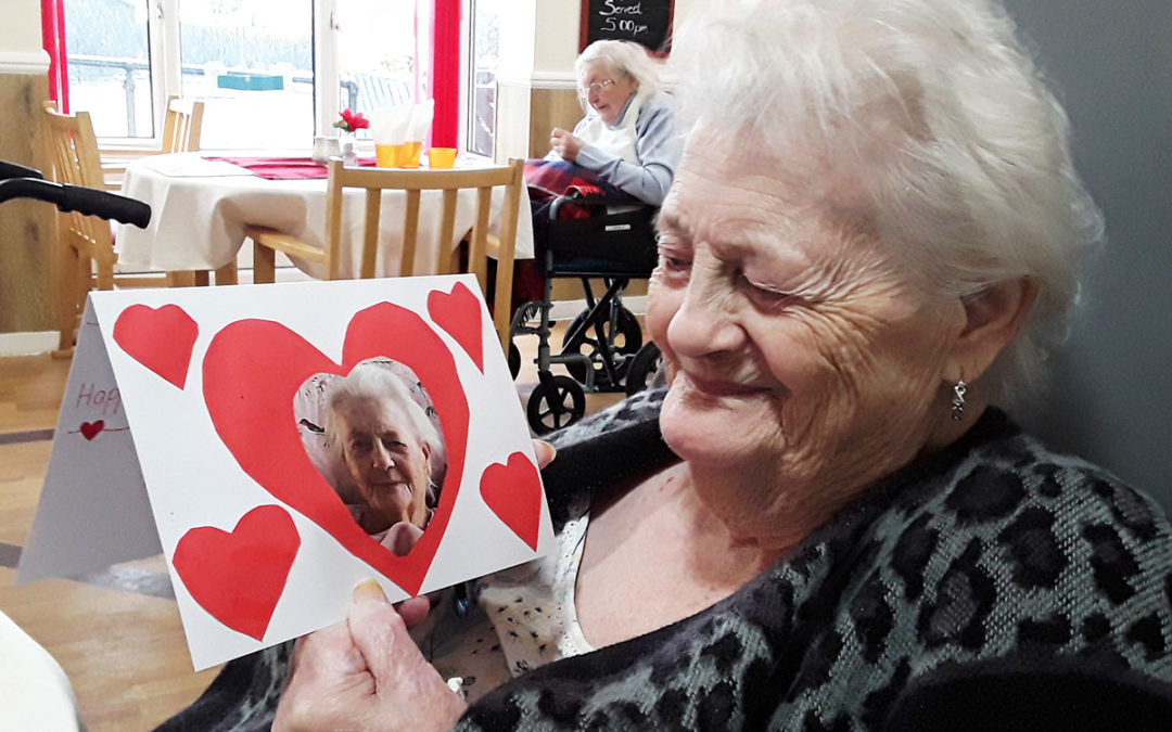 Valentines crafts and Cruise checklists at Meyer House Care Home