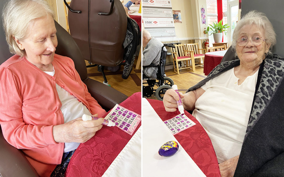 A morning of Bingo at Meyer House Care Home