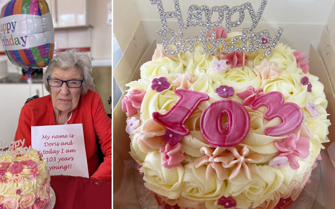 Doris turns 103 years young at Meyer House Care Home