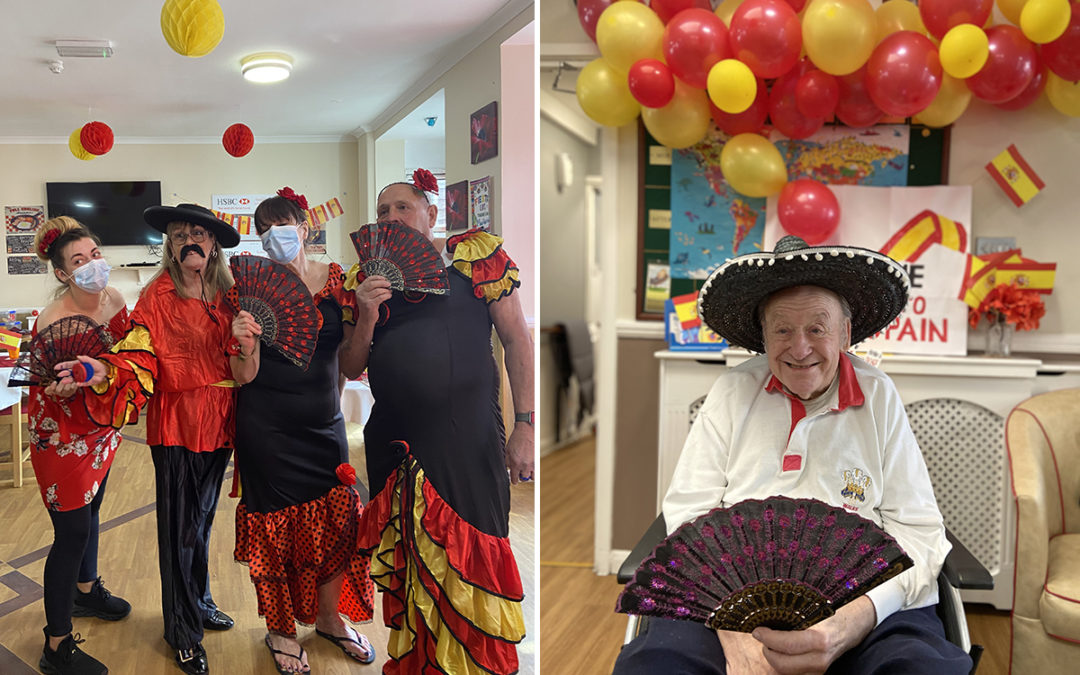 Colourful Spanish celebrations at Meyer House Care Home