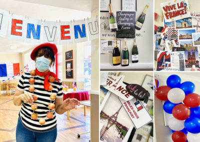 Meyer House Care Home decorated for a French Day