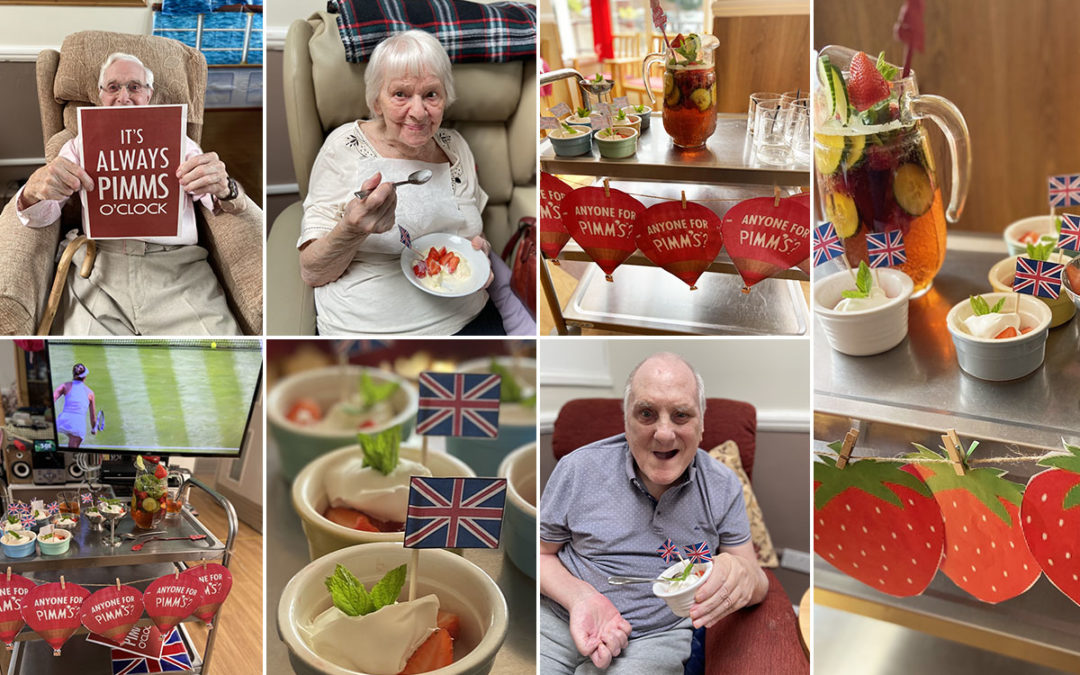 Wimbledon afternoon at Meyer House Care Home