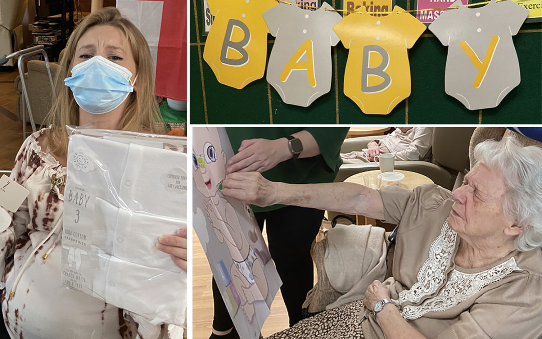 Baby shower fun at Meyer House Care Home