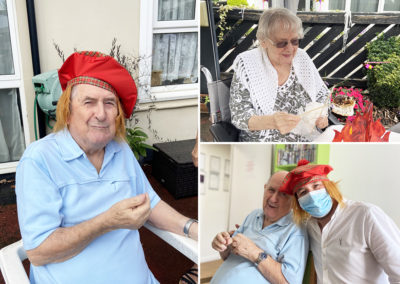 Scottish themed Carry on Camping fun at Meyer House Care Home