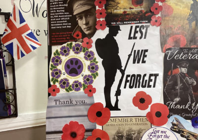 Remembrance Sunday at Meyer House Care Home 5