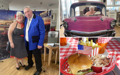 A 1950s American Diner comes to Meyer House Care Home