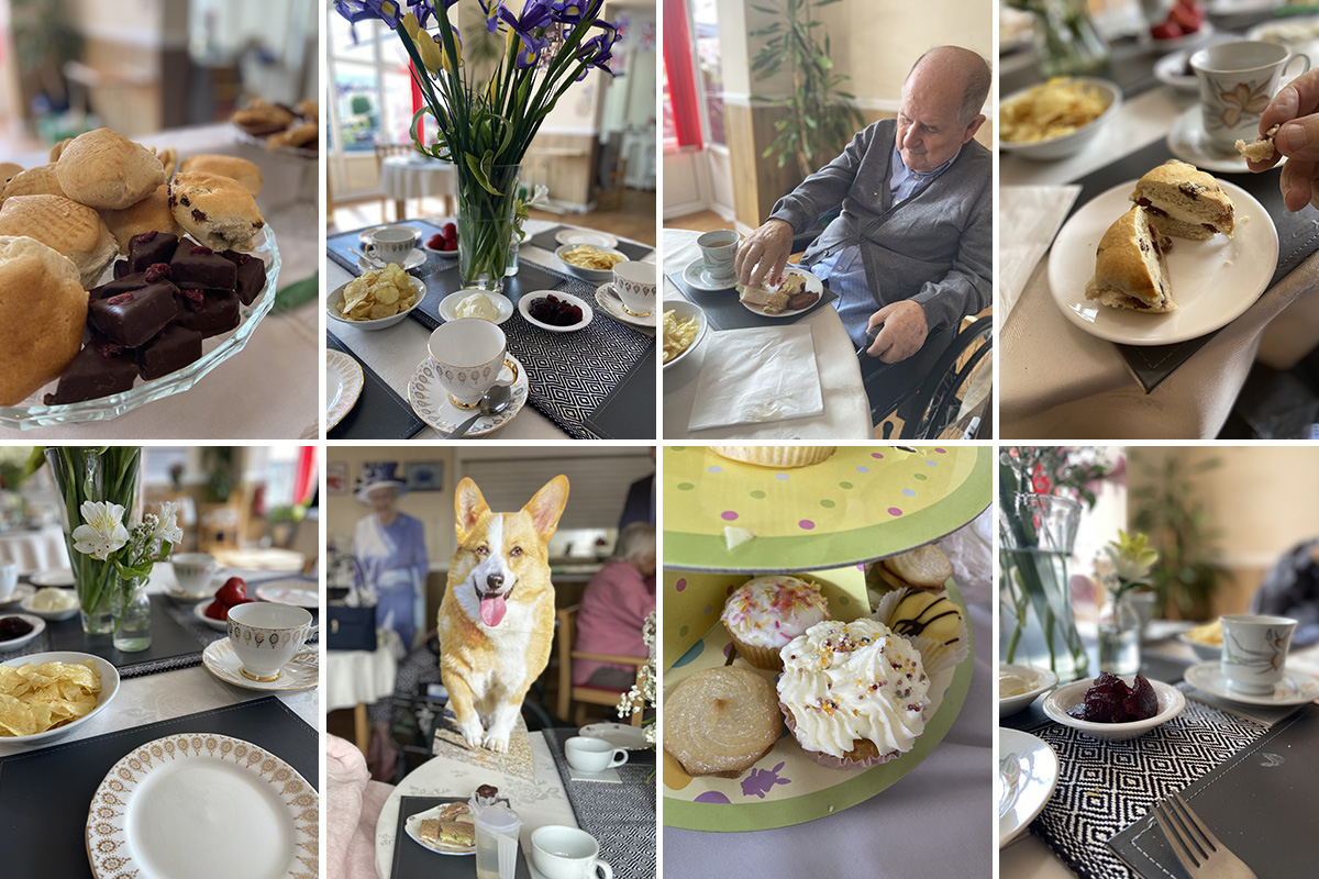 Jubilee afternoon tea at Meyer House Care Home