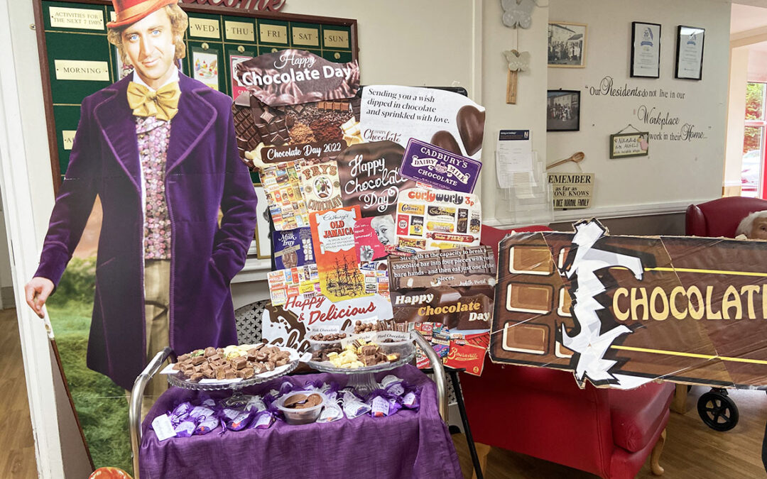World Chocolate Day celebrations at Meyer House Care Home