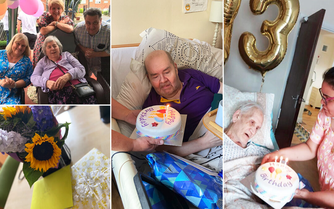A trio of birthdays at Meyer House Care Home