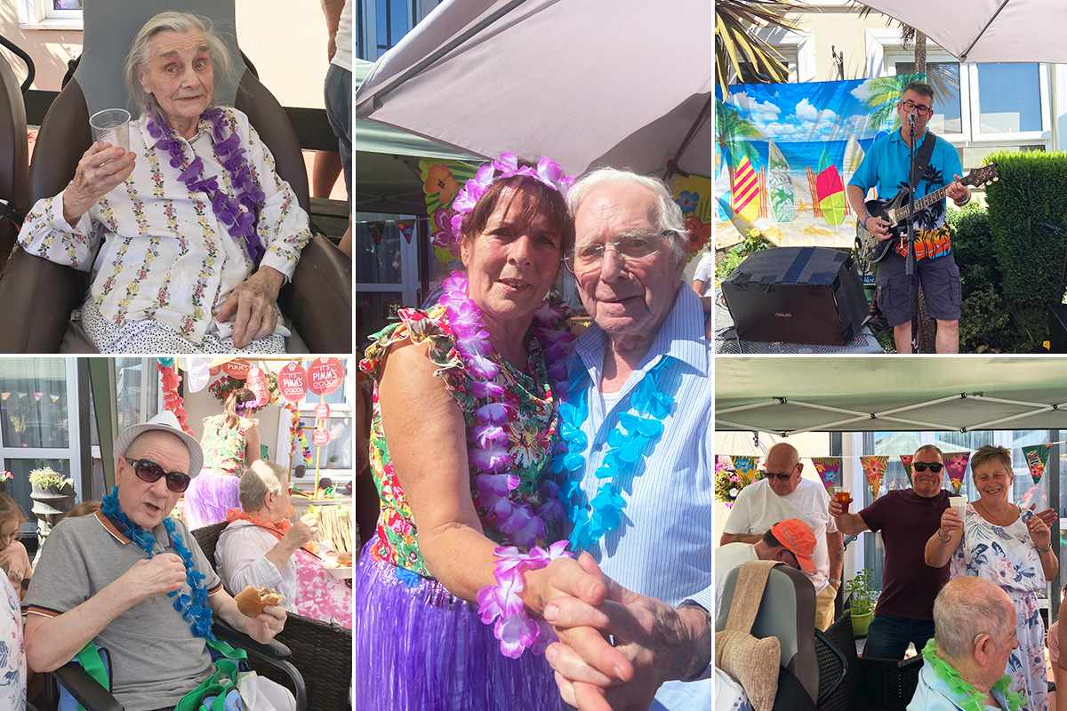 Summer garden party at Meyer House Care Home