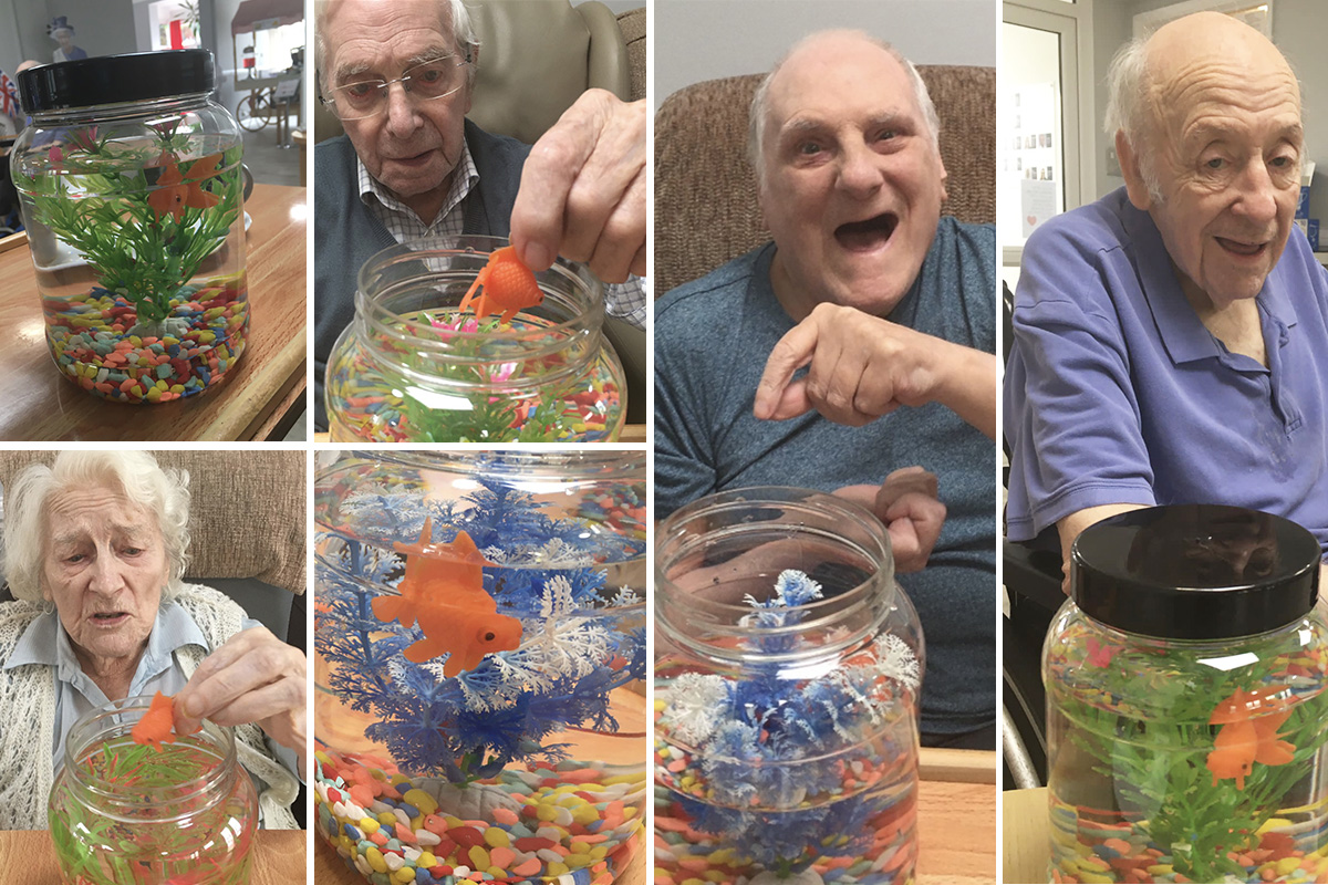 Fishbowl fun at Meyer House Care Home