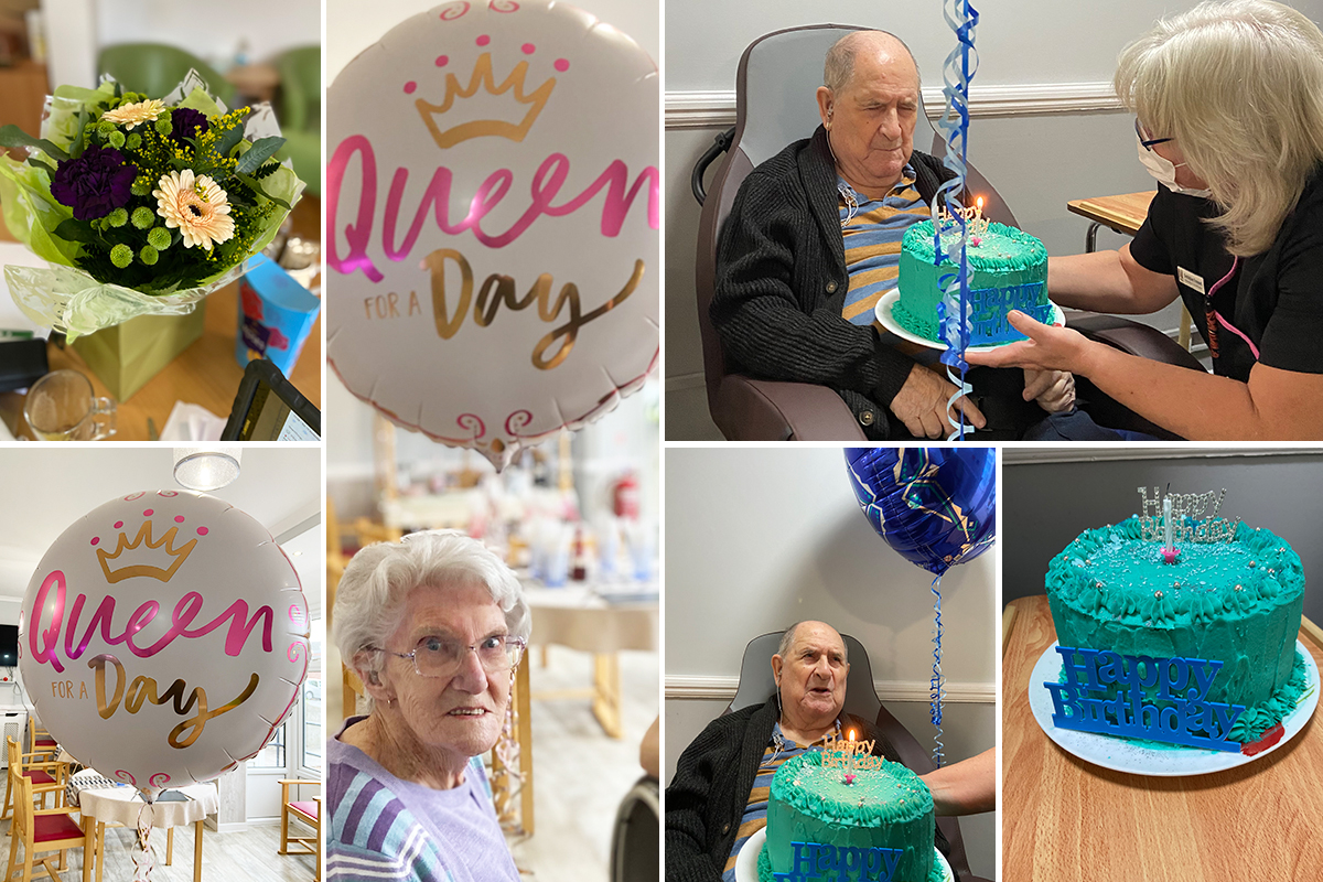 Double birthday celebrations at Meyer House Care Home