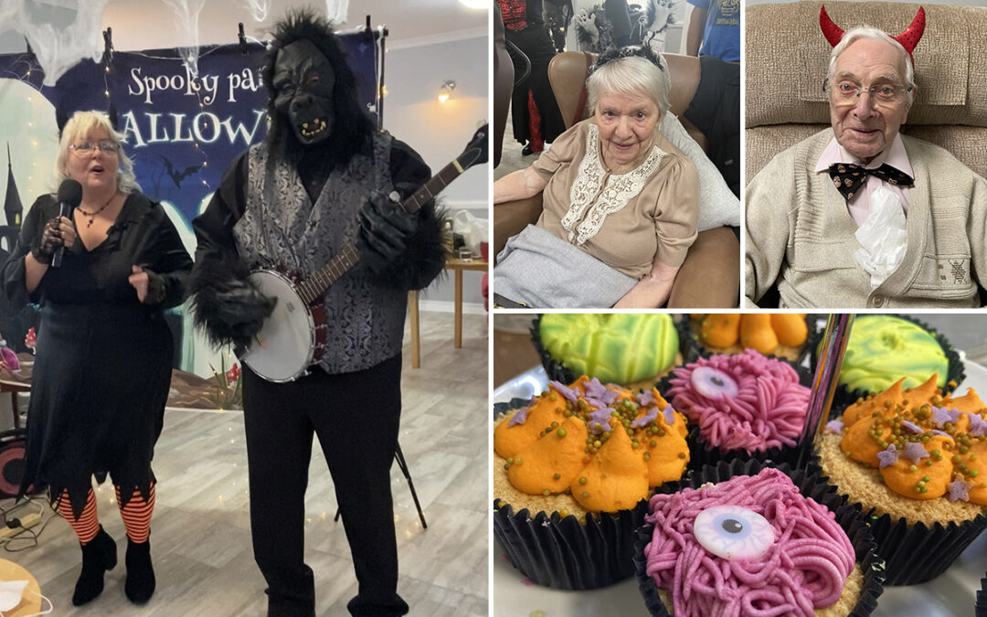Halloween entertainment at Meyer House Care Home
