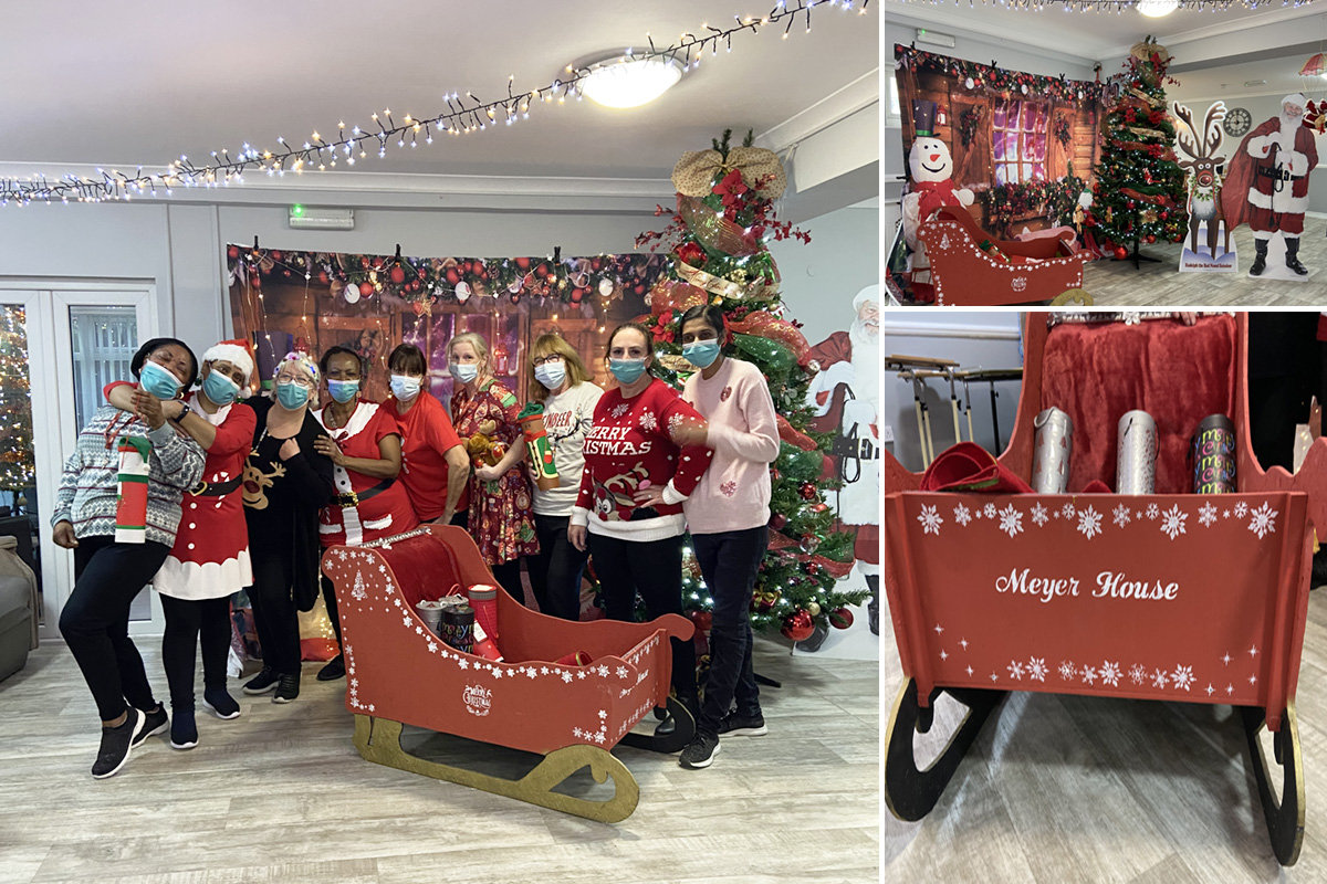 Jolly Christmas jumpers at Meyer House Care Home
