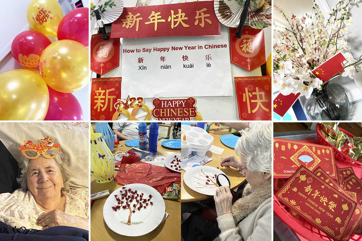  Meyer House Care Home's Chinese New Year creative activities