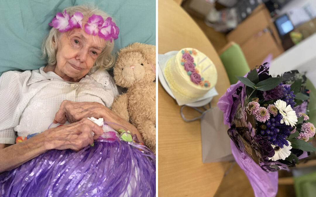 Happy birthday to Kath at Meyer House Care Home