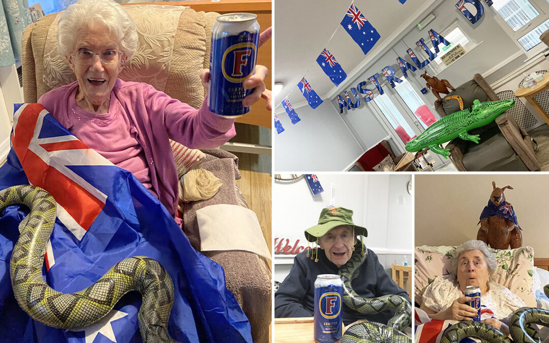 Meyer House Care Home residents enjoy a day down under