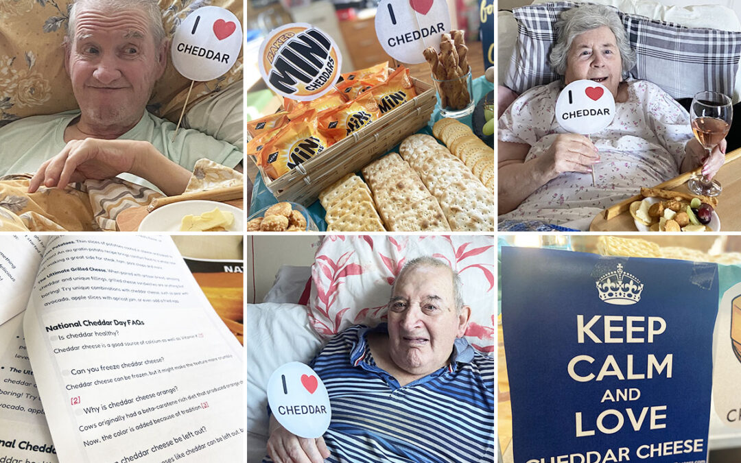 Meyer House Care Home residents enjoy National Cheddar Day