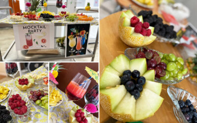 Mocktail Monday fun at Meyer House Care Home