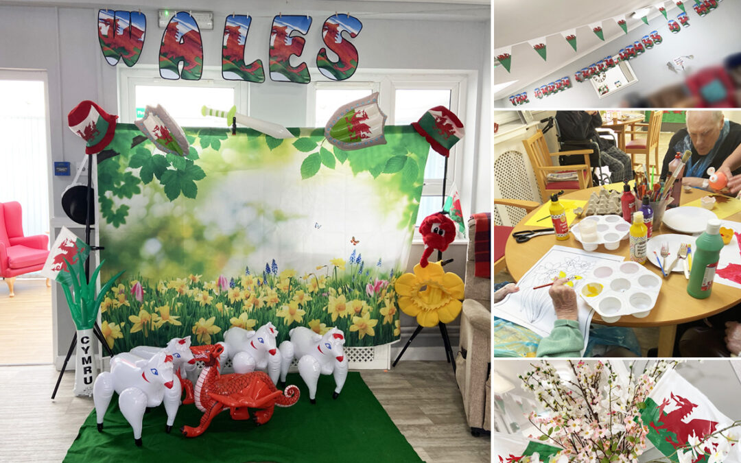 A crafty St Davids Day at Meyer House Care Home