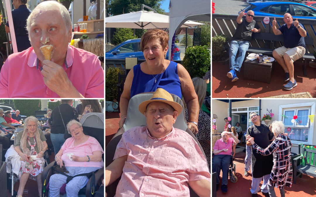 The annual summer garden party at Meyer House Care Home