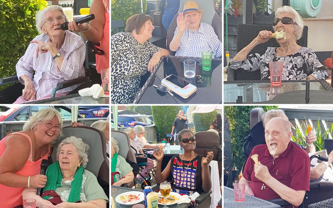 Summer BBQ party at Meyer House Care Home