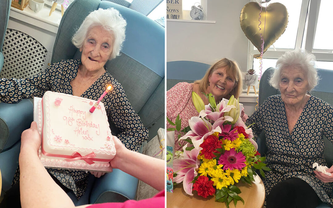 Birthday wishes for Helen at Meyer House Care Home