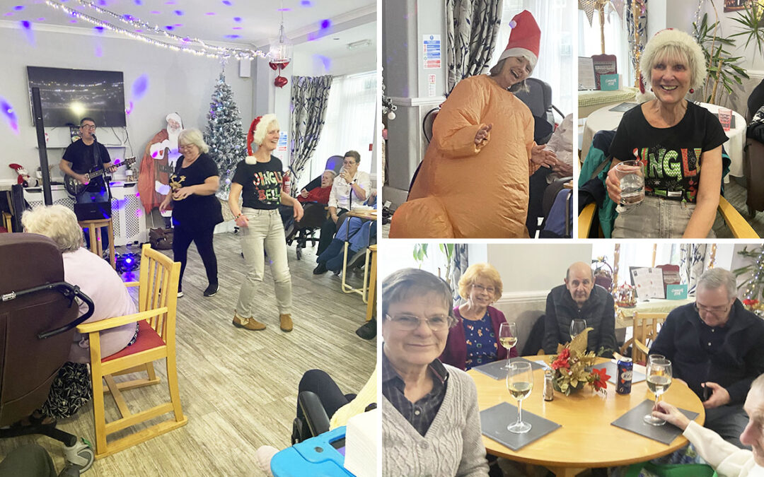Meyer House Care Home residents enjoy their Christmas party