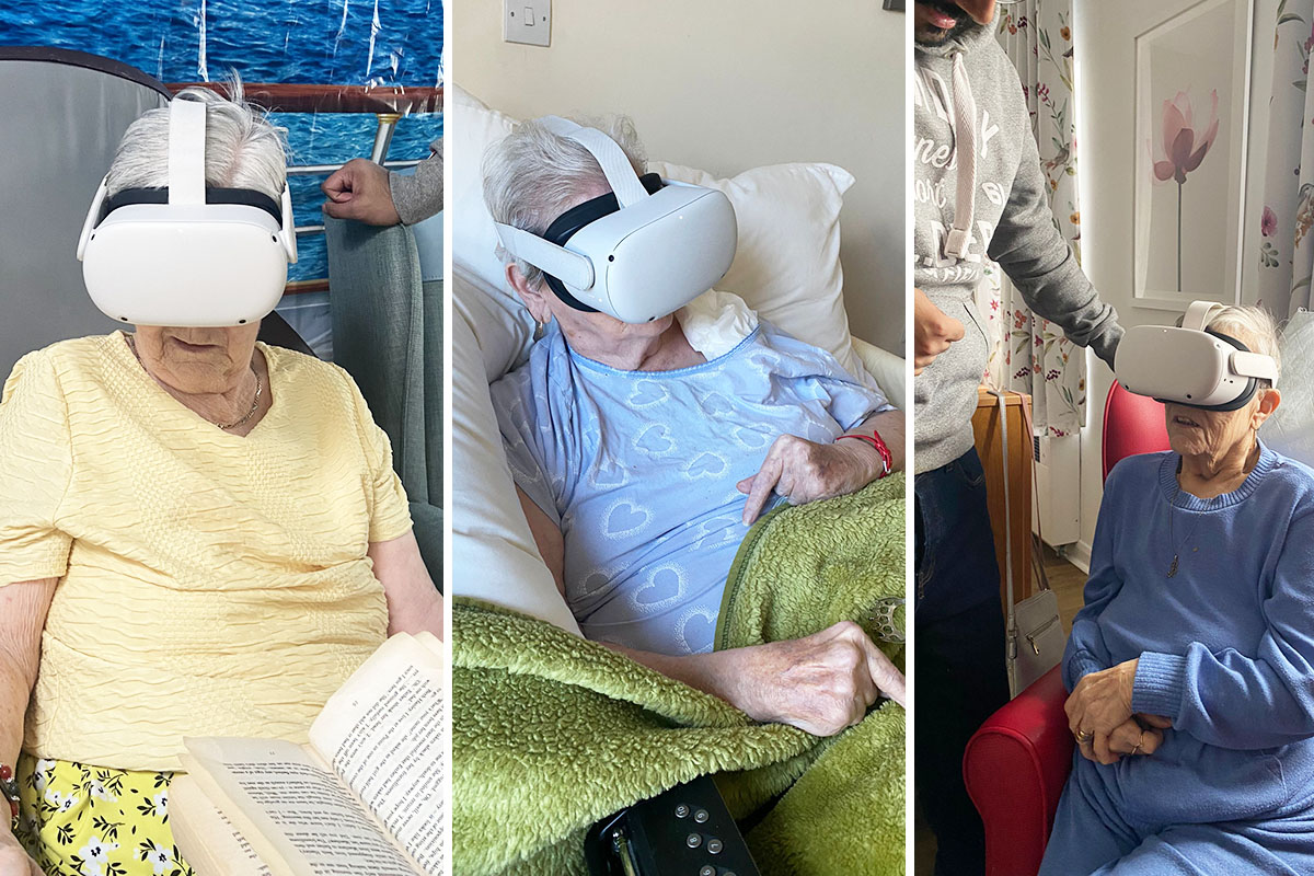 Meyer House Care Home residents enter virtual reality