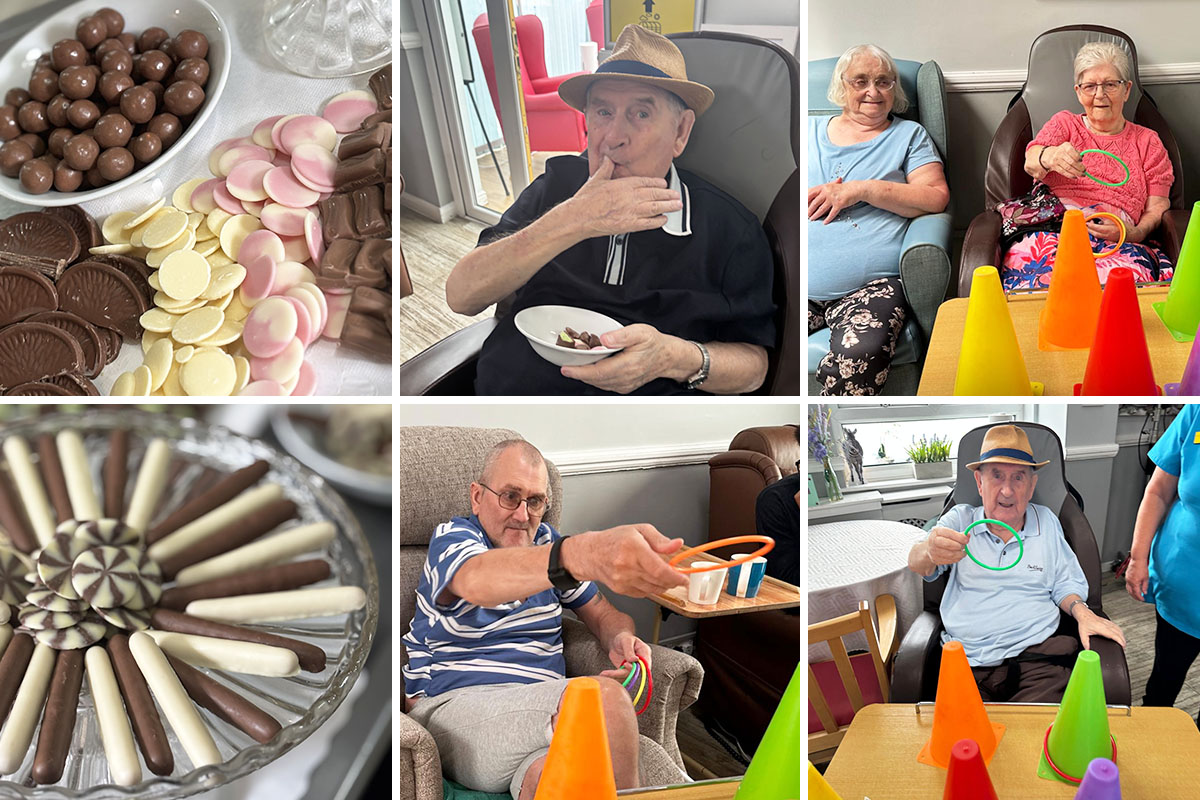 Chocolate delights and hoopla highlights at Meyer House Care Home